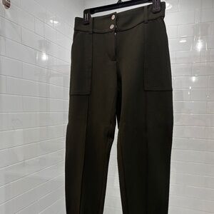 Derek Lam 10 Crosby Olive green joggers